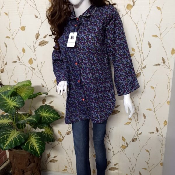 Lawn Fancy Embroiderd stitched Kurti