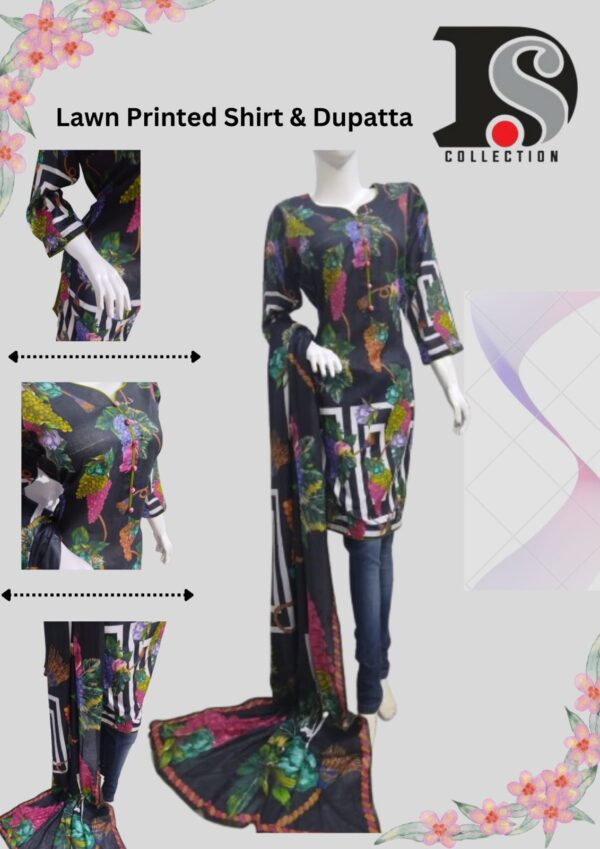Lawn Printed Stitched Two Piece suit